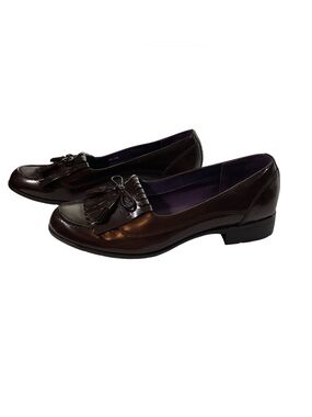 Hotter Shipley Comfort Concept Women’s Dark Brown Tassel Loafers. Size 8